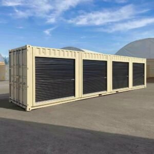 40 ft Container with 3 Roll-Up Doors